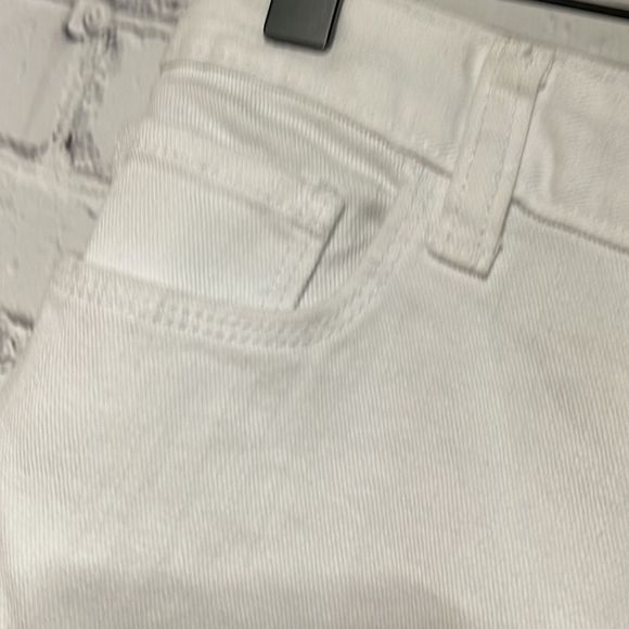 Old Navy White Jeans Adjustable Waist Size 14 - Picture 6 of 9